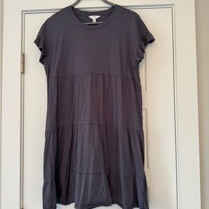 Time and Tru Slate Blue Short Sleeve T-shirt Dress - Size M